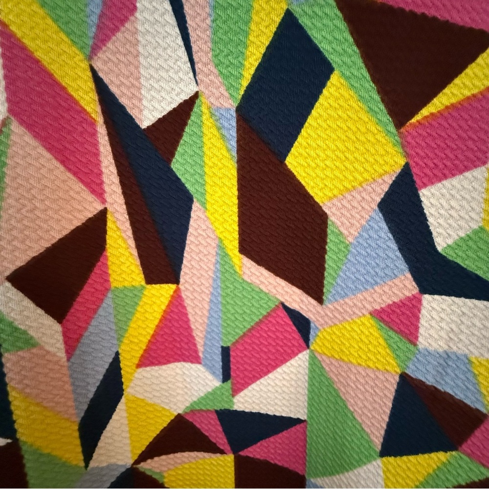 Multicolor Geometric Pattern Dress - Picture 4 of 6